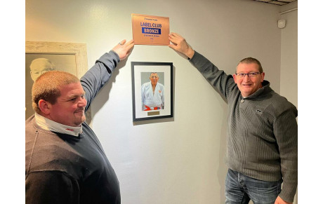 14-12- 2023 REMISE LABEL DE BRONZE AU JUDO CLUB DE BERNAY